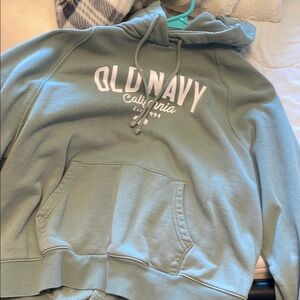 Old Navy Sage Green Pullover Hoodie